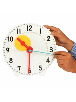 GEARED TEACHER CLOCK