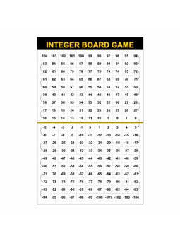 INTEGER BOARD GAME